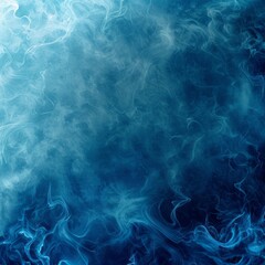 Obraz premium Blue and White Background With Smoke