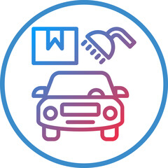 Vector Design Wash Packages Icon Style