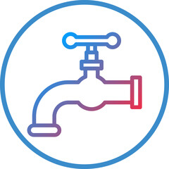 Vector Design Faucet Icon Style