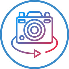 Vector Design Front Camera Icon Style
