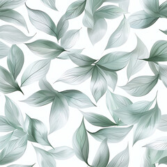 Sure, here is a description for a seamless floral pattern:

Repeating nature illustration with flowers and leaves for fabric or wallpaper design