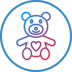 Vector Design Teddy Icon Style