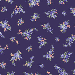 Beautiful rose pattern perfect for textile design,