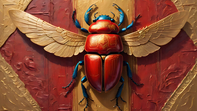 Scarab, sacred insect of Egypt