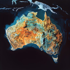Australia's Diverse Climate - An Artistic Representation of Weather Patterns