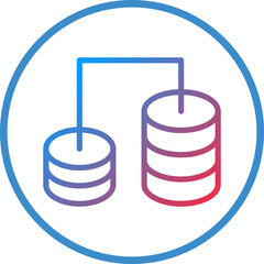 Vector Design Database Icon Style