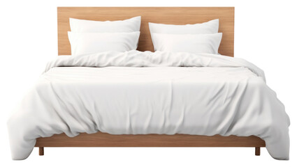 Fototapeta na wymiar PNG Bed furniture bedroom pillow