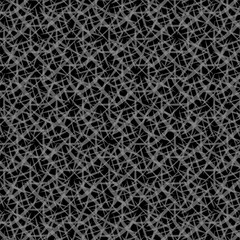 Abstract texture of gray small elements on a black background