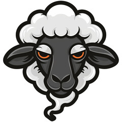 sheep, cartoon sheep, sheep icon