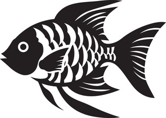 Nature Inspired Fish Logo Concept