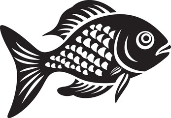 Serene Fish Logo for Relaxation Brands with Calm Colors