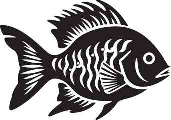 Serene Fish Logo for Spa Brands with Serene Atmosphere