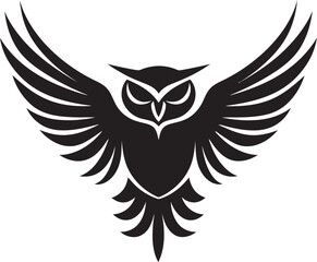 Tranquil Triumph Flying Bird Vector Artwork