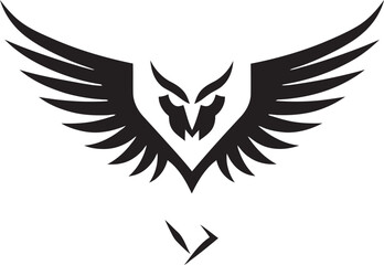 Obraz premium Effortless Elevation Vector Illustration of a Bird in Flight