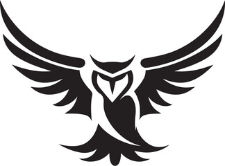 Fluttering Freedom Bird Vector Graphic