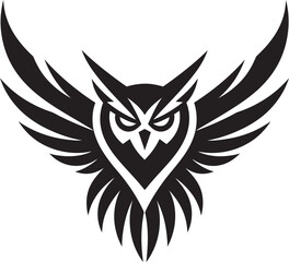 Obraz premium Graceful Glide Flying Bird Vector Design