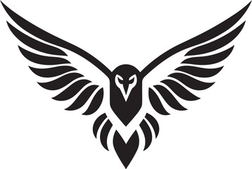 Aerial Artistry Bird Vector Illustration