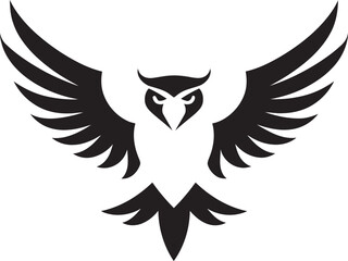 Crow in Flight Detailed Vector Design