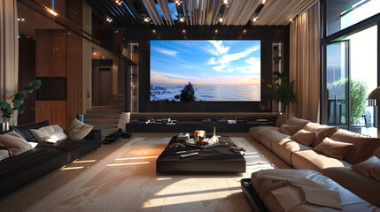 Big Tv In A Living Room. Elegant living room 