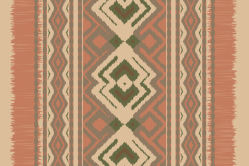 Geometric ethnic oriental ikat pattern traditional Design for background,carpet,wallpaper,clothing,wrapping,batic,fabric,vector Decorative strip for textiles.
