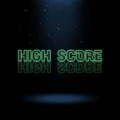 3d graphics design, High Score text effects