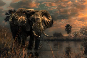Foto op Aluminium elephant © Natural beauty 