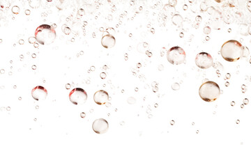 Ethereal Water Bubbles Floating on a Pure White Canvas. On a White or Clear Surface PNG Transparent Background.