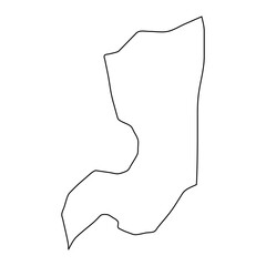 Glostrup Municipality map, administrative division of Denmark. Vector illustration.