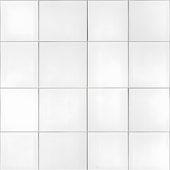 White tile wall checkered background.  Ceramic wall and floor tiles mosaic background