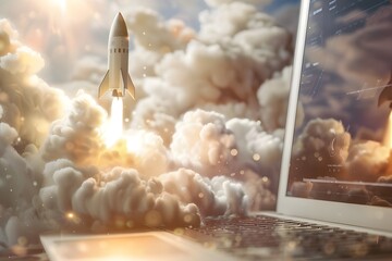 A step-by-step guide to launching your startup successfully - obrazy, fototapety, plakaty