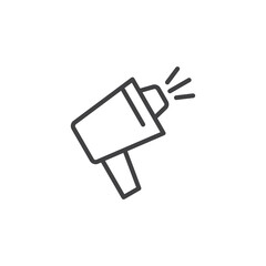 Megaphone line icon