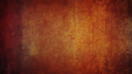 Abstract red background pattern in grunge texture design, red and orange colors in mottled grungy painted illustration.