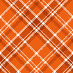 Seamless pattern in fantastic orange colors for plaid, fabric, textile, clothes, tablecloth and other things. Vector image. 2