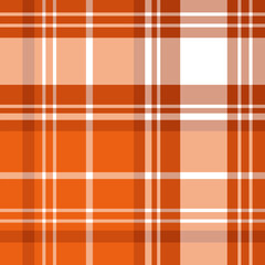 Seamless pattern in fantastic orange colors for plaid, fabric, textile, clothes, tablecloth and other things. Vector image.