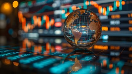 Global Market Pulse: The World of Finance in Focus. Concept Financial Trends, Market Analysis, Investment Strategies, Economic Indicators, Stock Market Insights