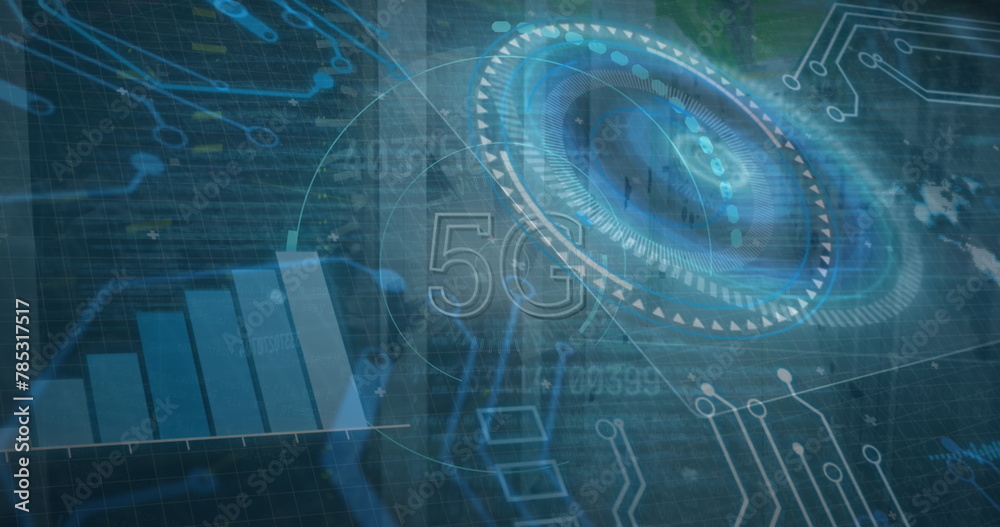 Poster image of network of connections over data processing