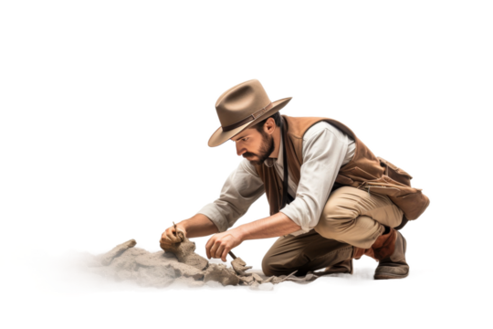 The Artisans Resolve. On a White or Clear Surface PNG Transparent Background.