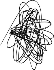 PNG Handdrawn Abstract Liner Scribbles 