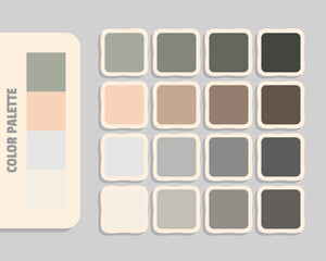 darkgray peachpuff gainsboro linen color palette, rgb colors matching, harmonious colours catalog