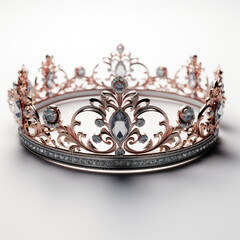 royal crown isolated on white
