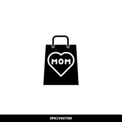 Mother day icon vector illustration logo template for many purpose. Isolated on white background.