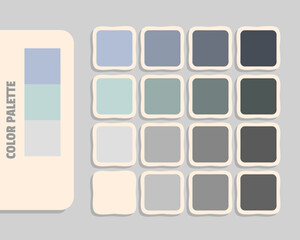 lightsteelblue lightgray gainsboro whitesmoke color palette, rgb colors matching, harmonious colours catalog