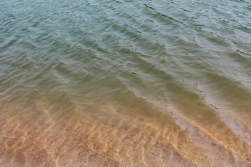 calm clear water on the lake