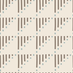 Seamless hand drawn pattern. Abstract background with hand drawn doodle shapes.