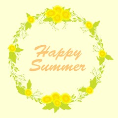 Happy Summer Background Design 2