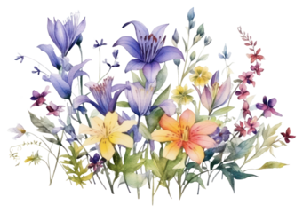 PNG Flower wildflower pattern plant. AI generated Image by rawpixel.