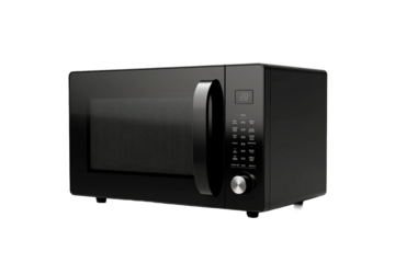 Sleek Monochrome Culinary Companion. On a White or Clear Surface PNG Transparent Background.