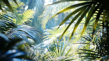 palm tree leaves high definition(hd) photographic creative image