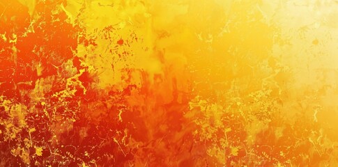 Color gradient dark grainy background, orange gold yellow vibrant abstract on black, noise texture...