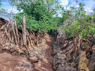 Konso Cultural Landscape,  an arid property of stone walled terraces in the Konso highlands of Ethiopia